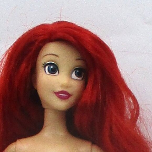 Disney Store Ariel Doll Red Hair Mermaid-Inspired Look 12" Tall Collectible Pre- - Picture 4 of 5